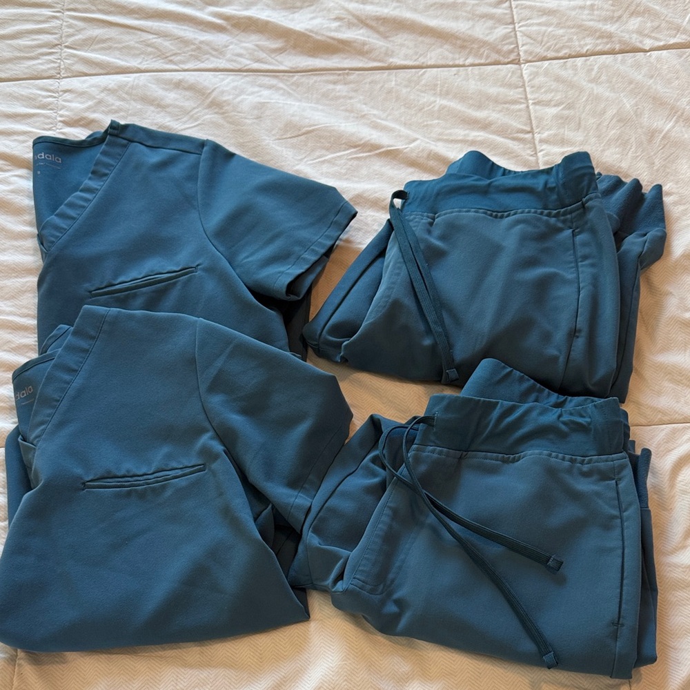 Blue Scrub Set